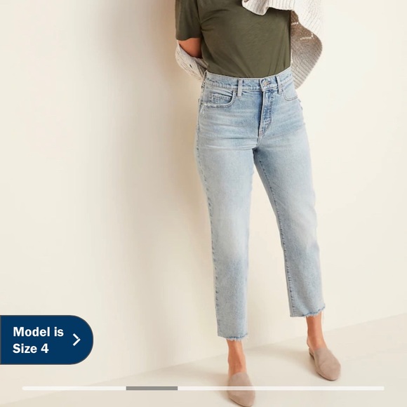 Old Navy Sky-Hi Straight Jeans Brand New - Picture 5 of 5